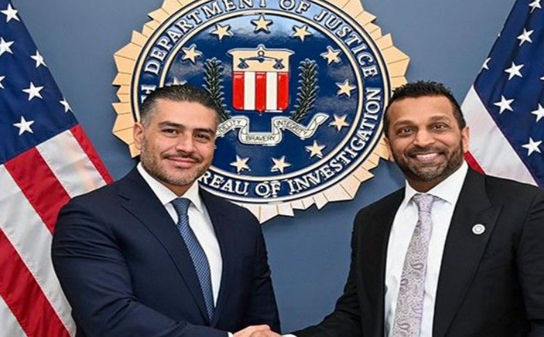 El secretario de Seguridad Omar García Harfuch, se reunió en Washington con el director del FBI