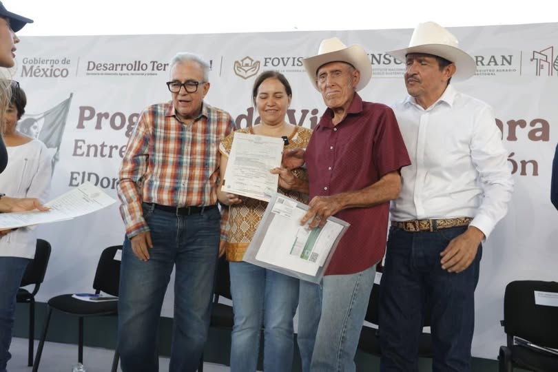 Avanza programa de regularización del suelo en Sinaloa