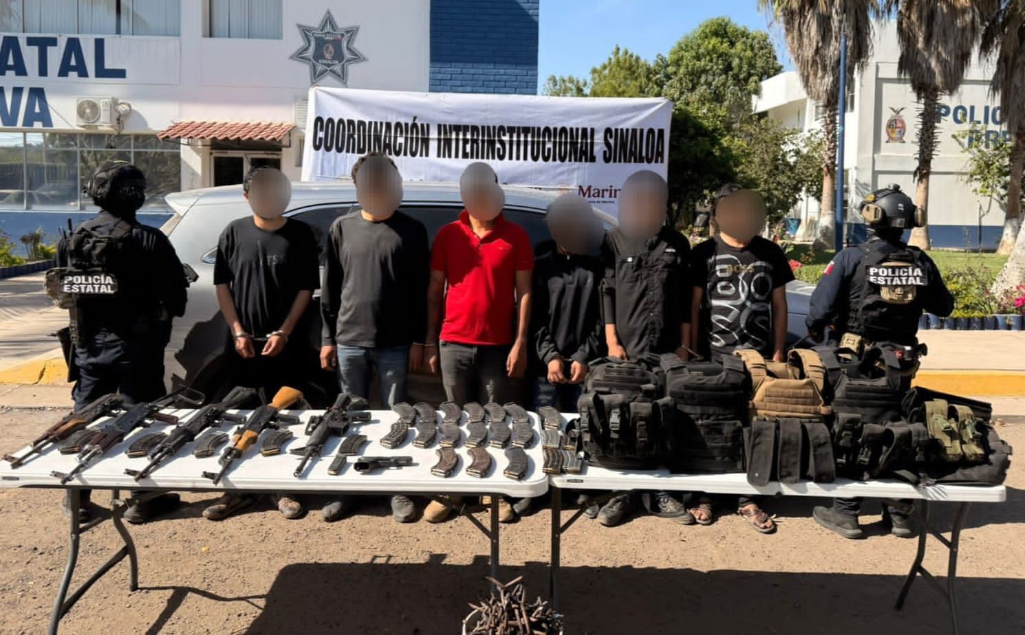 Operativo en Altata Detienen a seis armados con fusiles y carabinas