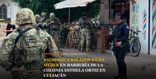 Asesinan a balazos a una mujer en barbería de la colonia Esthela Ortiz