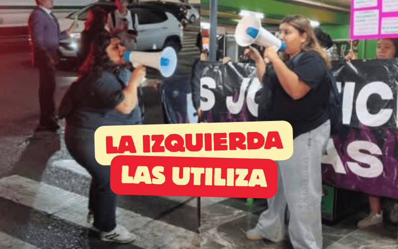 Seudo Mujeres mediocres usadas como bandera partidista