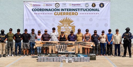 Detienen a 16 integrantes de Los Ardillos, en Guerrero